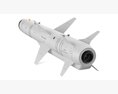 Anti-Ship Missile X-35U 3d model front view
