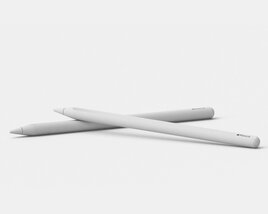Apple-pencil ipad stylus 3D model