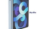 Apple iPad Air 4 Sky Blu Color 3D 모델 