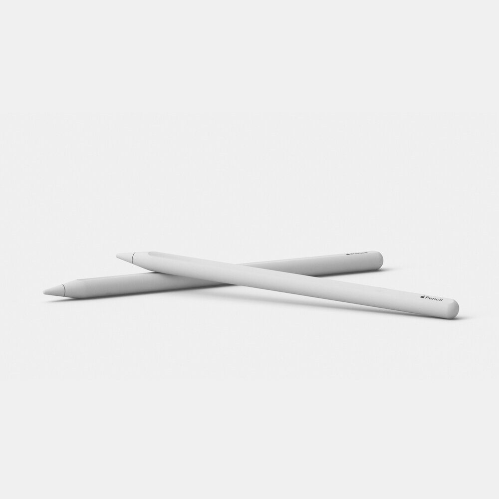 Apple iPad Pencil 2nd Generation Modello 3D