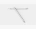Apple iPad Pencil 2nd Generation 3Dモデル