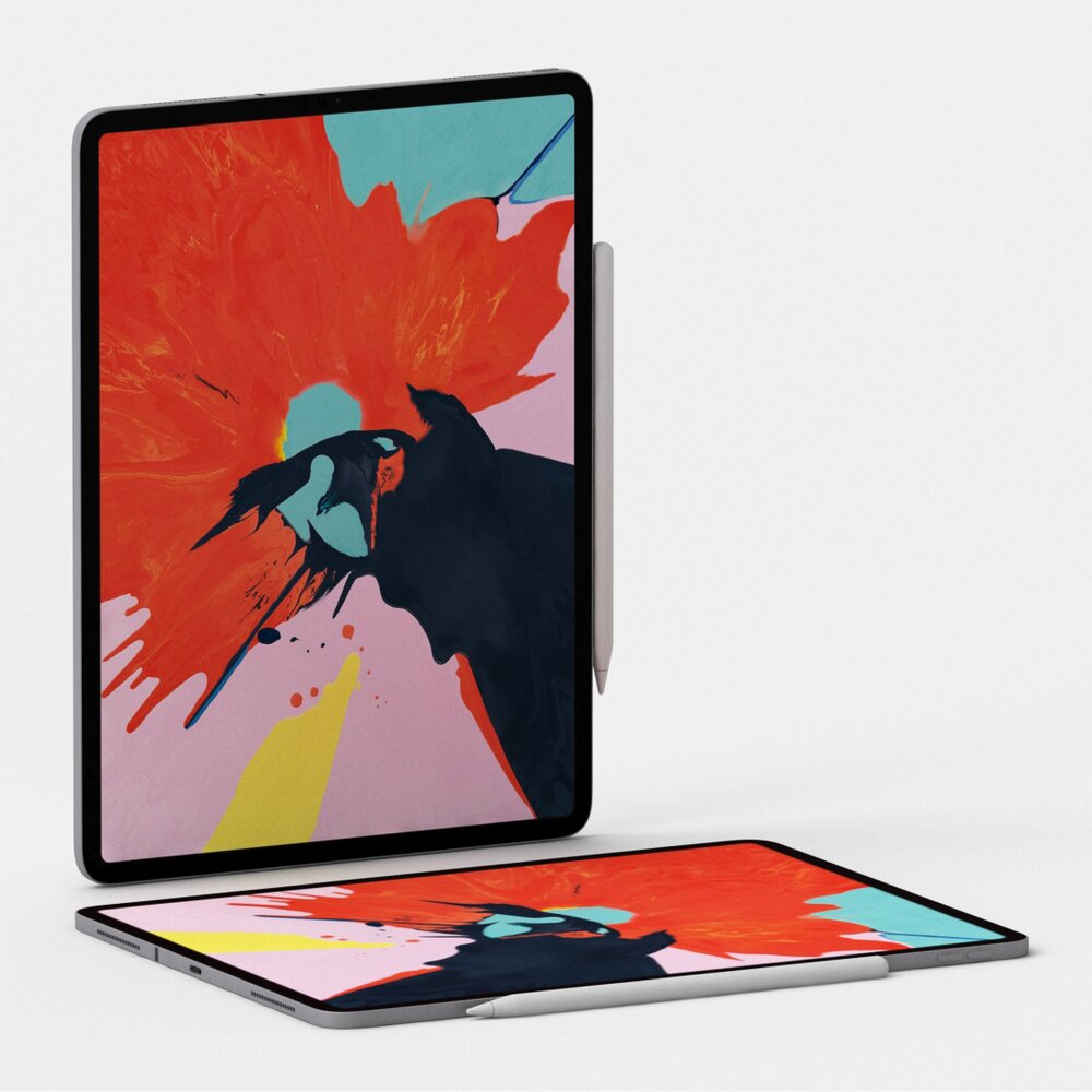 Apple iPad Pro 12-9 Inch 2018 3D model