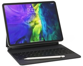 Apple ipad Pro 2020 and Magic Keyboard With apple-pencil 3Dモデル