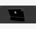 Apple ipad Pro 2020 and Magic Keyboard With apple-pencil 3d model