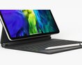 Apple ipad Pro 2020 and Magic Keyboard With apple-pencil Modèle 3d