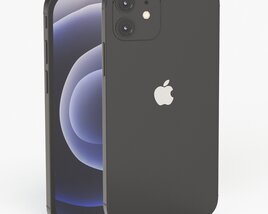 Apple iPhone 12 mini Black Modèle 3D