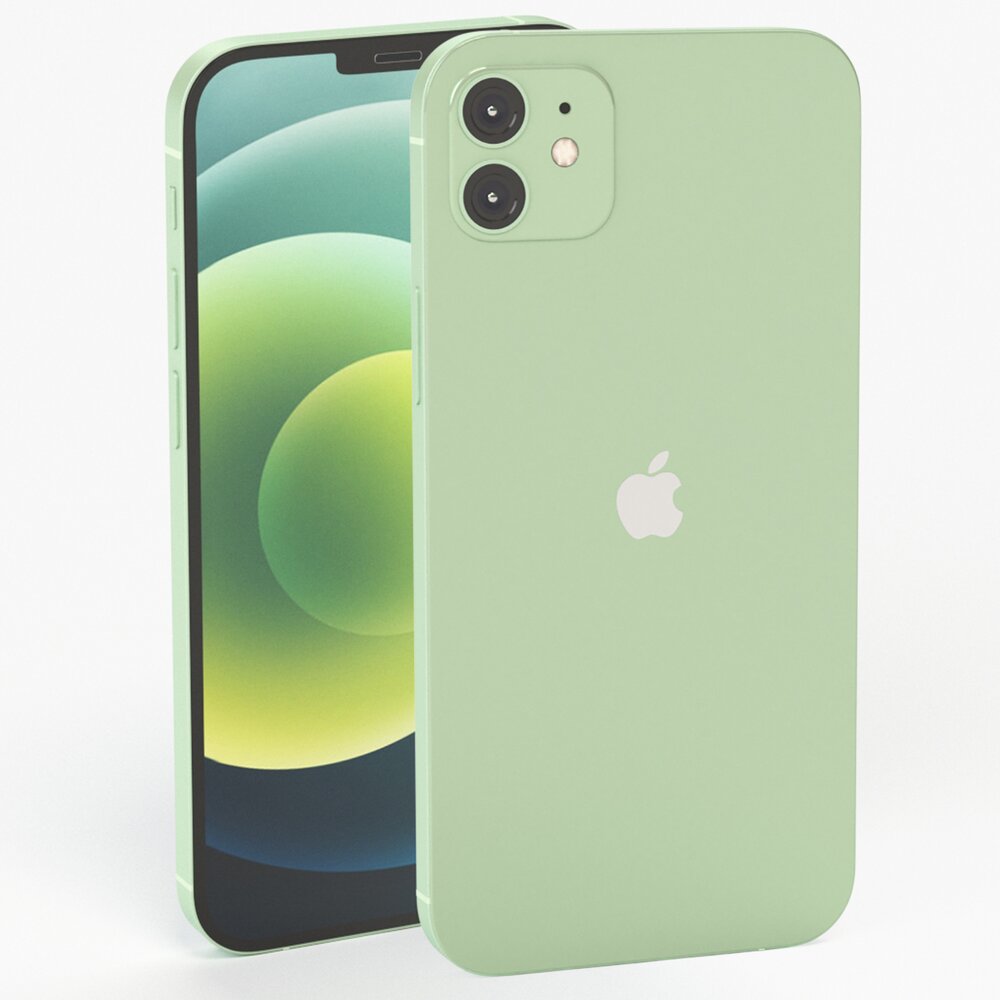 Apple iPhone 12 mini Green 3D-Modell