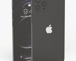 Apple iPhone 12 Pro Graphite 3D model