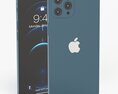 Apple iPhone 12 Pro Max Pacific Blue 3d model