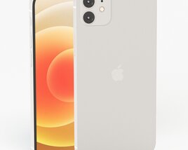 Apple iPhone 12 White 3D-Modell