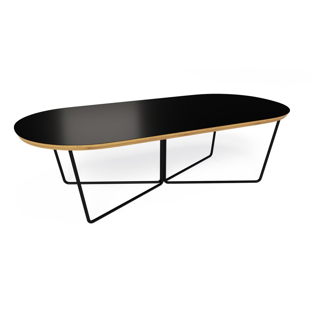 Array Coffee Table Oval Modelo 3d