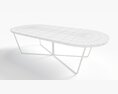 Array Coffee Table Oval 3D модель