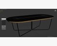 Array Coffee Table Oval Modèle 3d