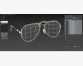 Aviator Sunglasses 2 3D модель