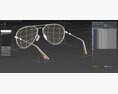 Aviator Sunglasses 2 3Dモデル