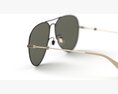 Aviator Sunglasses 2 3d model