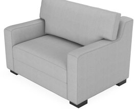 Axis Twin Ultra Memory Foam Sleeper Sofa 3D model