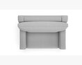 Axis Twin Ultra Memory Foam Sleeper Sofa 3D-Modell