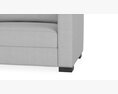 Axis Twin Ultra Memory Foam Sleeper Sofa Modelo 3D