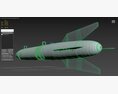 B61 Silver Bullet Fusion Bomb 3D 모델  top view