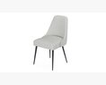 Ball And Cast Kitchen Upholstered Dining Chair 3Dモデル