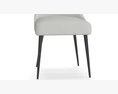 Ball And Cast Kitchen Upholstered Dining Chair Modelo 3D