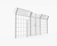Barbed wire set 3D-Modell