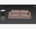 Barrymore Track Arm Sofa 3d model