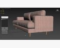 Barrymore Track Arm Sofa 3D模型