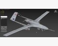 Bayraktar TB2 Turkish Armed Forces Drone Modello 3D