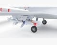 Bayraktar TB2 Turkish Armed Forces Drone Modello 3D