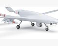 Bayraktar TB2 Turkish Armed Forces Drone 3D-Modell