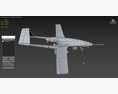 Bayraktar TB2 Ukraines Armed Forces Drone Modello 3D