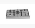 Blanco 90cm Natural Gas Cooktop BCG95X 3Dモデル