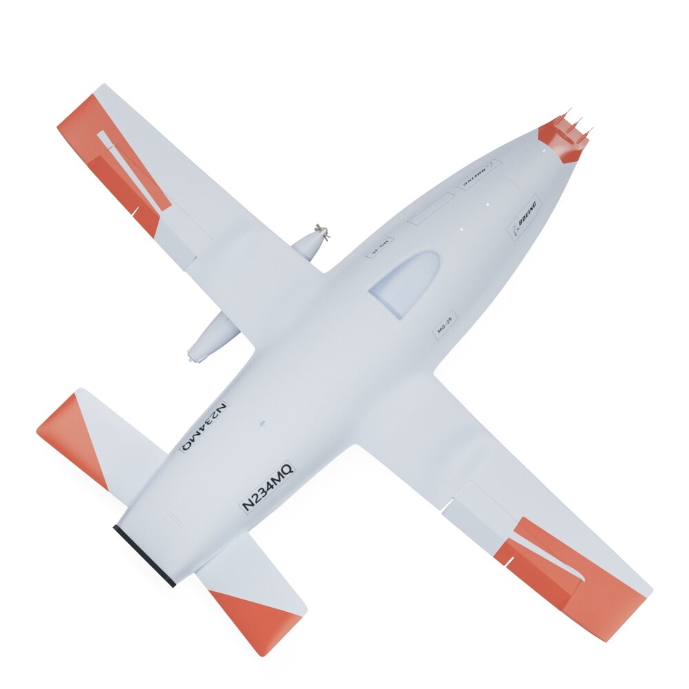 Boeing MQ25 Stingray Aerial Refueling Drone Modello 3D