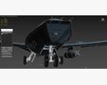 Boeing MQ25 Stingray Aerial Refueling Drone US 2 Modello 3D