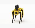 Boston Dynamics Spot Mini Robot With Handle 3d model