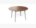 Bracket Dining Table Round 3D-Modell