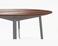 Bracket Dining Table Round 3Dモデル