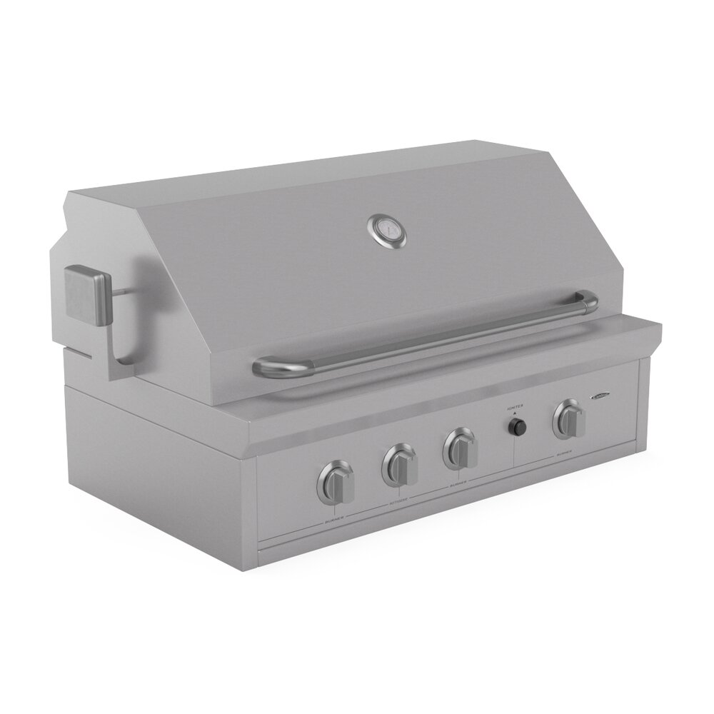 Capital Solid Flat Plate Pro36Rbi Open Grill BBQ Modelo 3d
