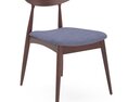 Christopher Knight Home Barron Fabric Dining Chairs Modèle 3d