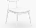Christopher Knight Home Barron Fabric Dining Chairs 3d model