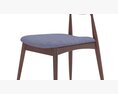 Christopher Knight Home Barron Fabric Dining Chairs 3D модель