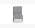 Christopher Knight Home Kassi Fabric Accent Chair 3D 모델 
