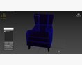 Christopher Knight Home Quentin Sofa Chair Modello 3D