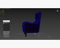 Christopher Knight Home Quentin Sofa Chair 3d model