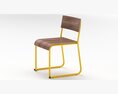 Church Chair Modello 3D