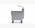 Commercial Pasta Cookers Rinse Station Pitco SSRS14 Modelo 3D