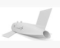 Cruise Missile AGM 158 JASSM 3d model front view
