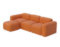 DLOETT L-Shape Modular Sectional Sofa Modello 3D